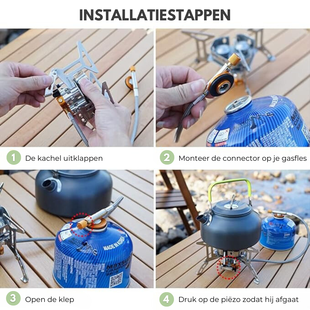 Outdoor Gasbrander - Camping - OutdoorHavenNL