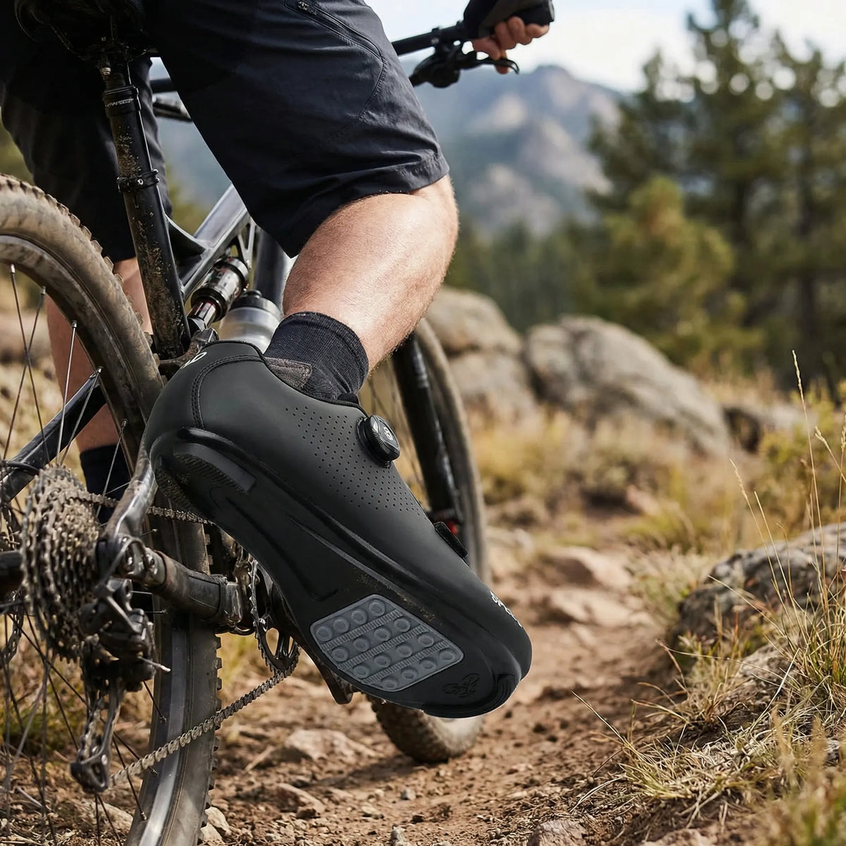 Fietsschoenen Platform - Draaisluiting - Zonder Klikpedaal
