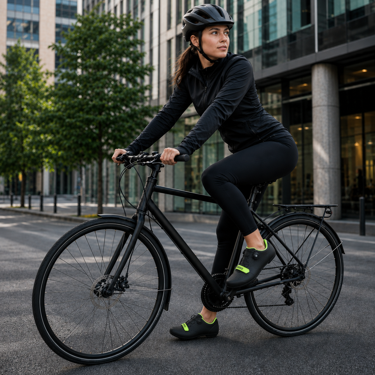 Fietsschoenen Platform - Draaisluiting - Zonder Klikpedaal