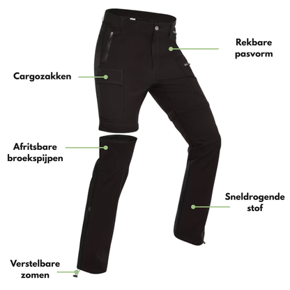 Dames Wandelbroek – Afritsbaar – Ritszakken