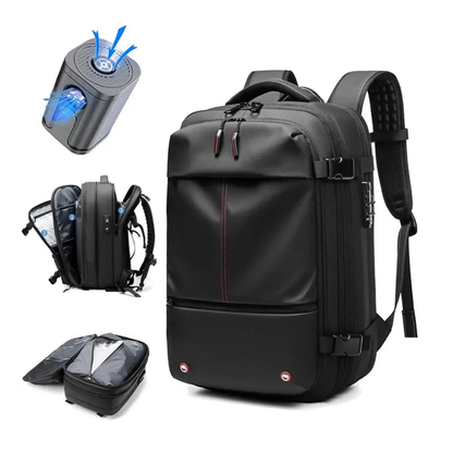 Heren Reistas Rugzak 17 Inch – Vacuümcompressie – Laptopvak