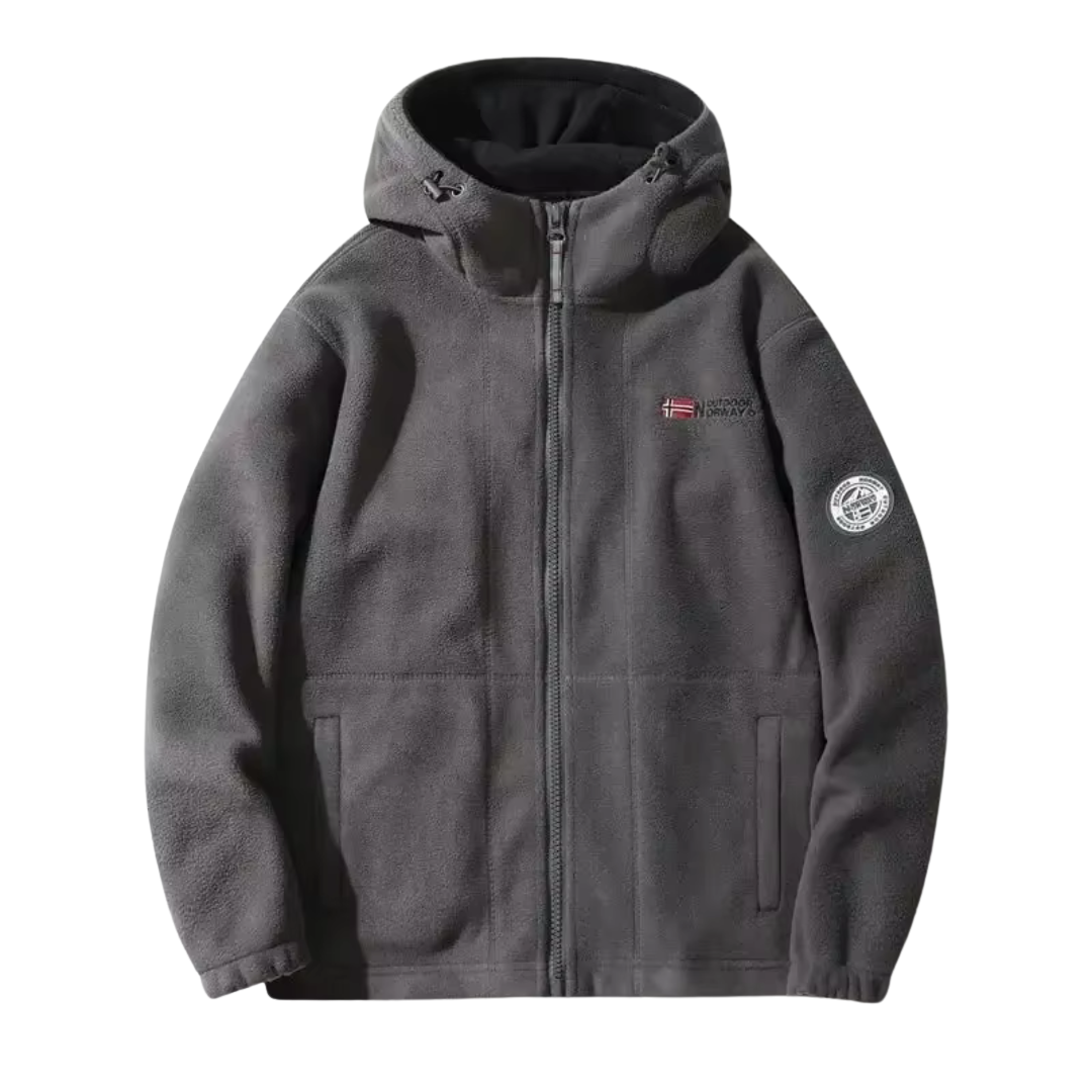 Polar Fleece Heren Jack - Winter - Capuchon