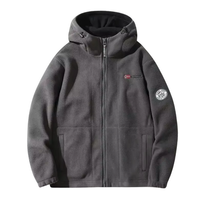 Polar Fleece Heren Jack - Winter - Capuchon