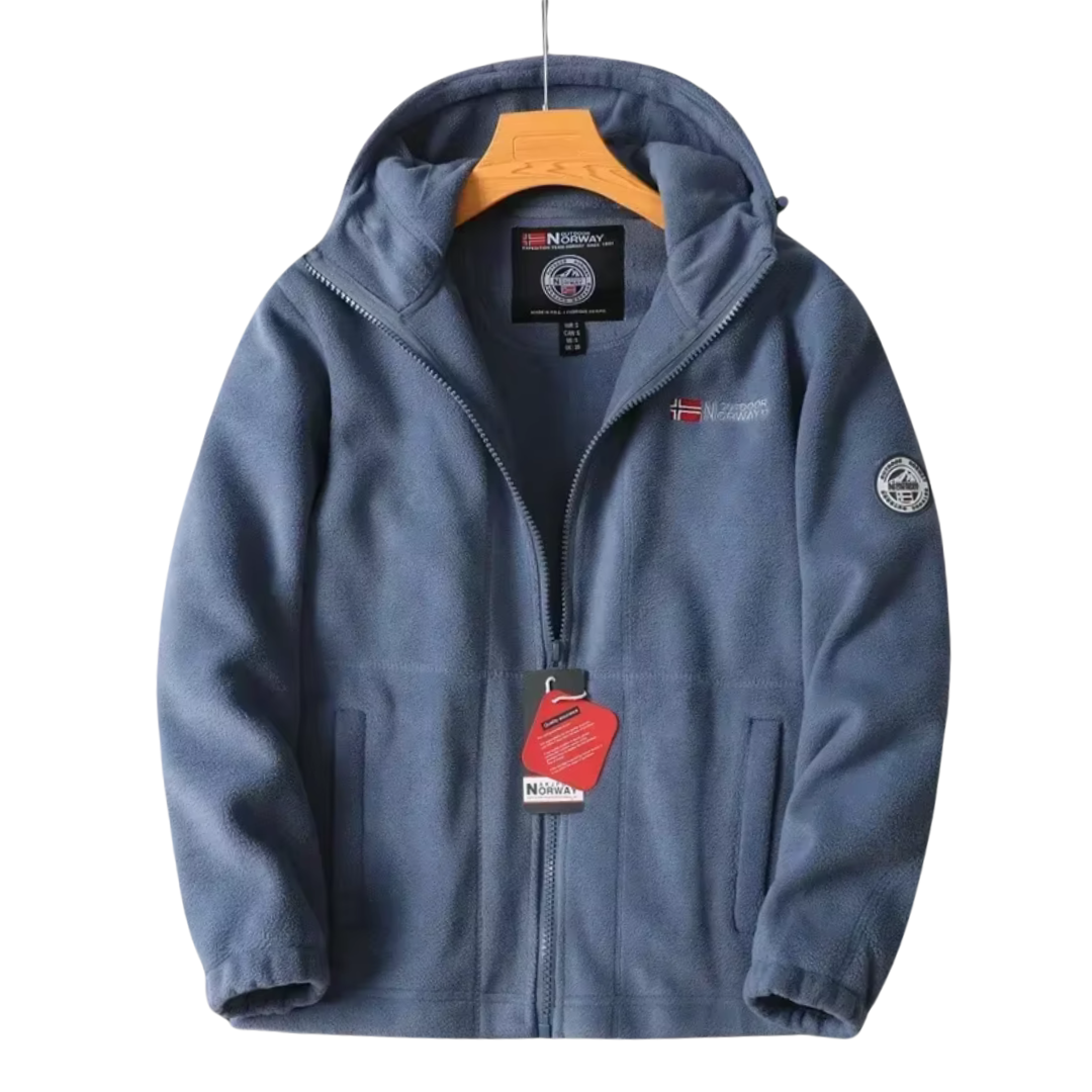 Polar Fleece Heren Jack - Winter - Capuchon