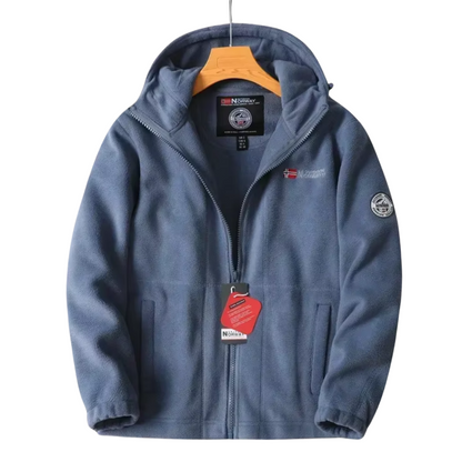 Polar Fleece Heren Jack - Winter - Capuchon