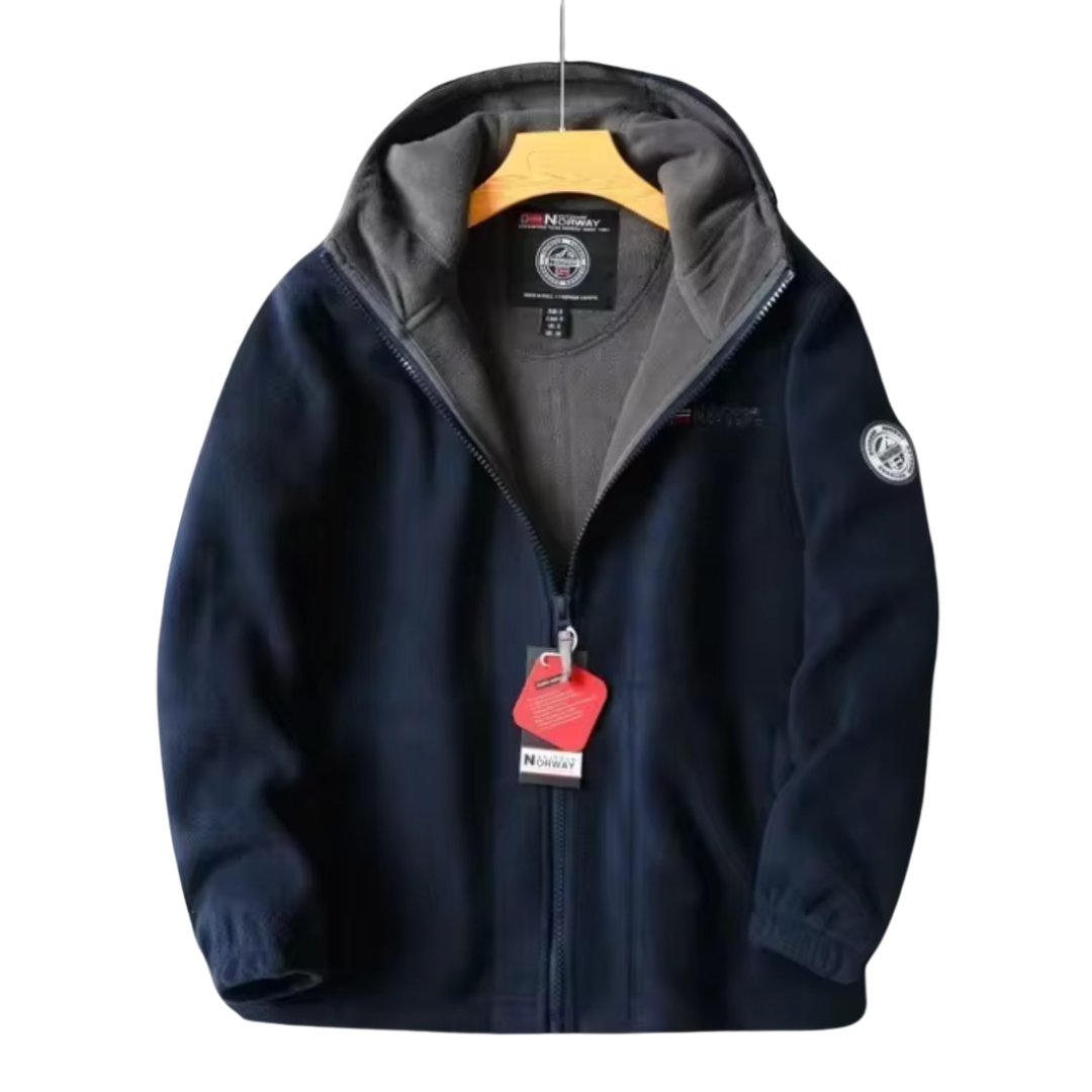 Polar Fleece Heren Jack - Winter - Capuchon
