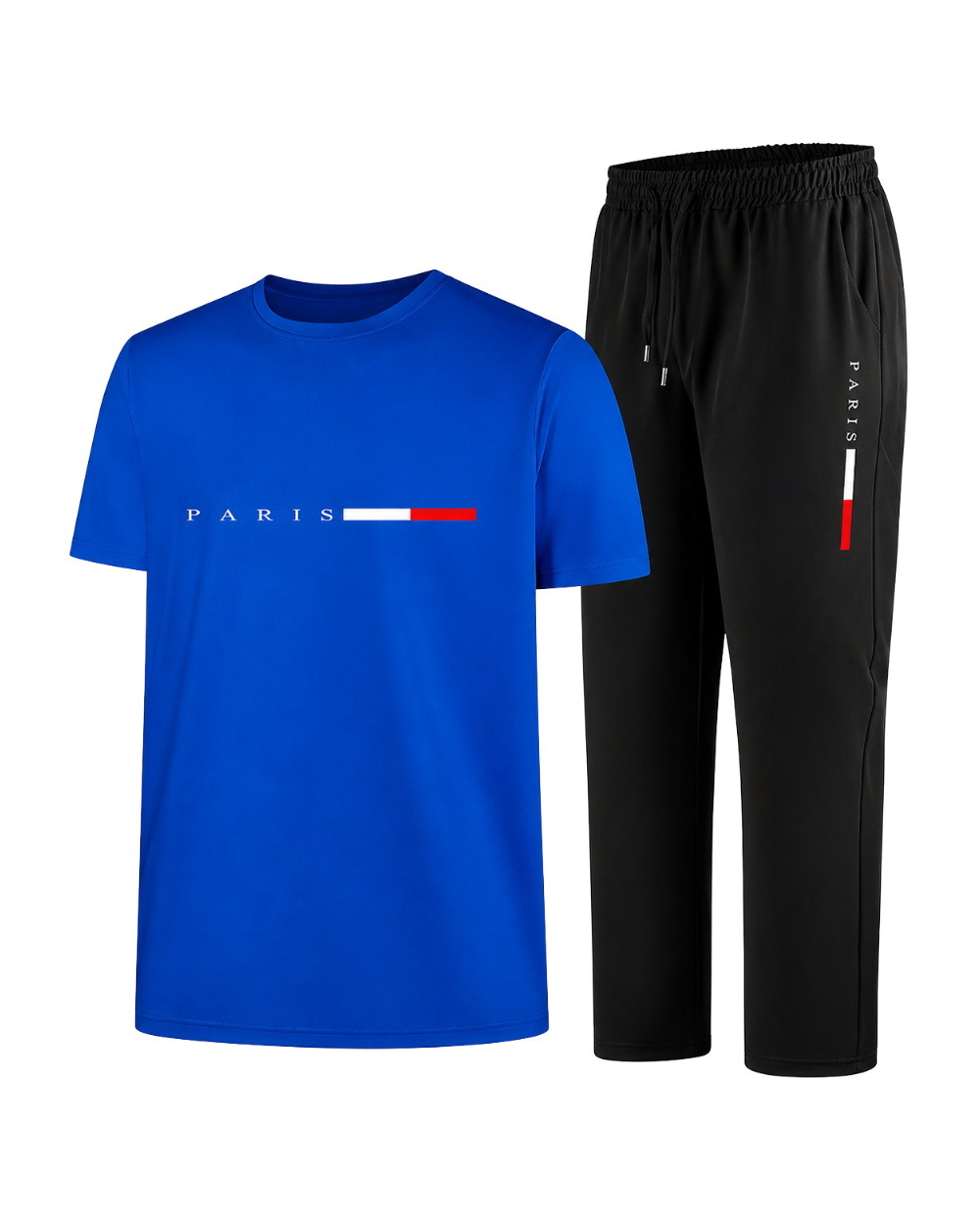 Heren Trainingspak Set Sneldrogend - T-Shirt en Joggingbroek - 2-Delig