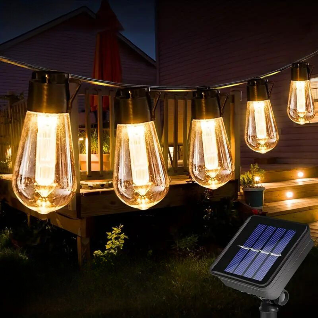 OutdoorHaven | LED Lichtslinger op zonne-energie