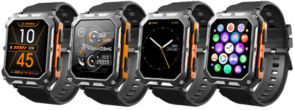 Onverwoestbare Smartwatch - Hartslagmeter - Stappenteller OutdoorHaven