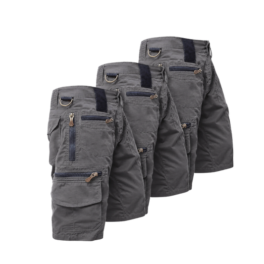 Outdoor Cargo Shorts 3 Pack - Heren Korte Broek - Ritszakken
