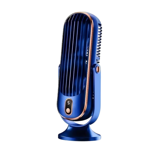 Draagbare Ventilator & Koeler – USB Oplaadbaar, 5 Snelheden & 720° Koeling