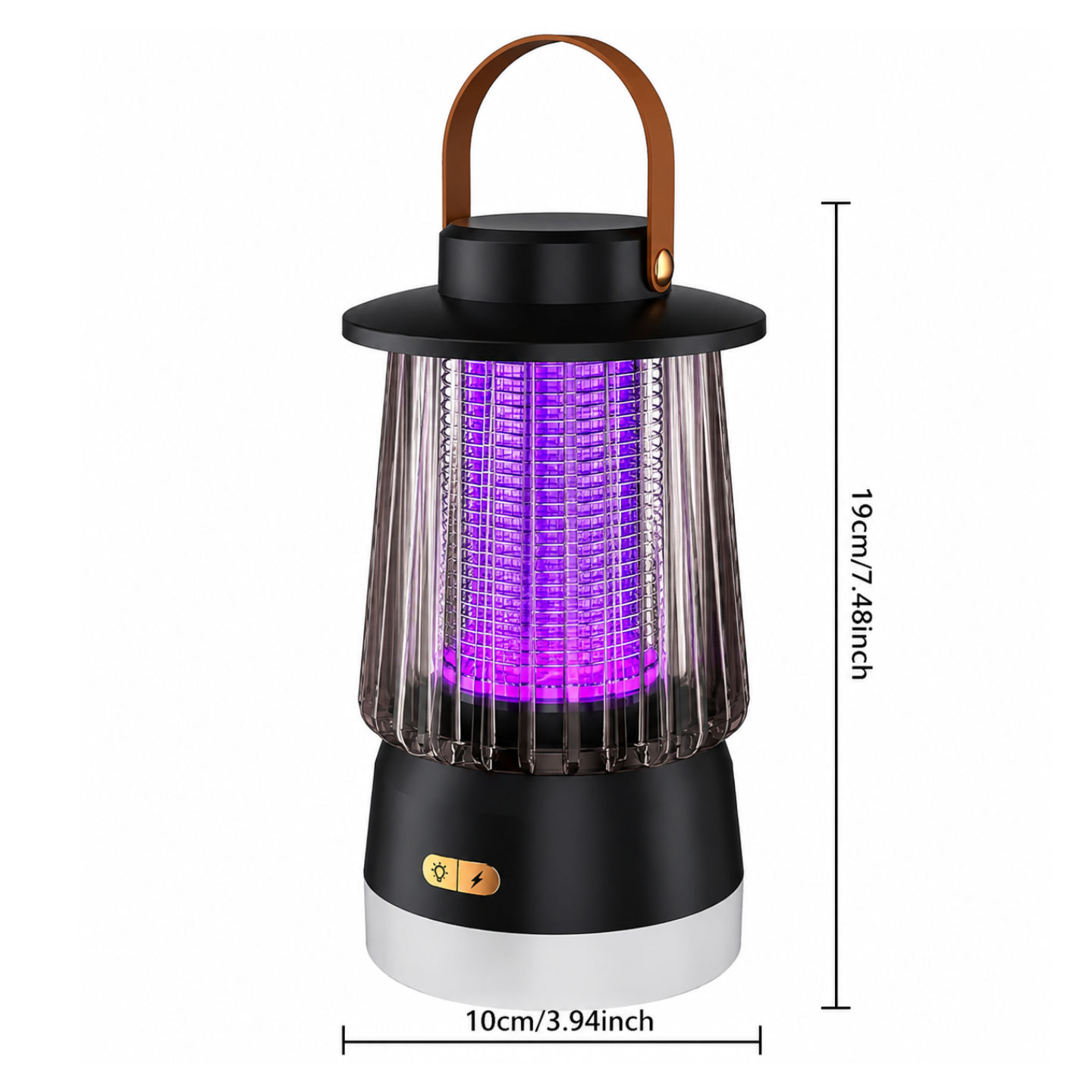 Muggenlamp & Campinglamp 2-in-1 – Stille Muggenverjager - Terras