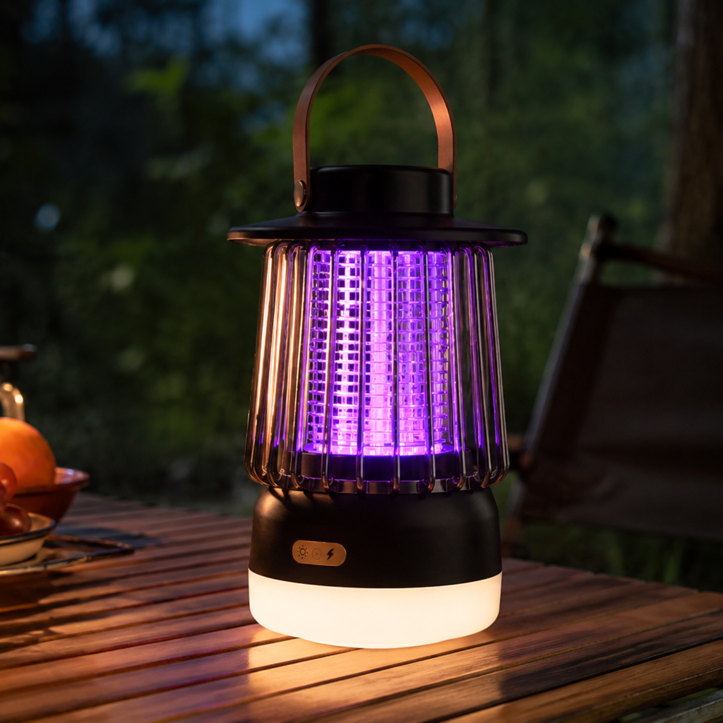 Muggenlamp & Campinglamp 2-in-1 – Stille Muggenverjager - Terras