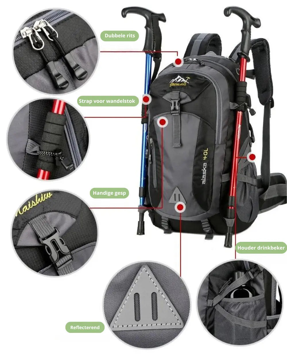 Outdoor Backpack - Waterdicht - Wandelen OutdoorHaven