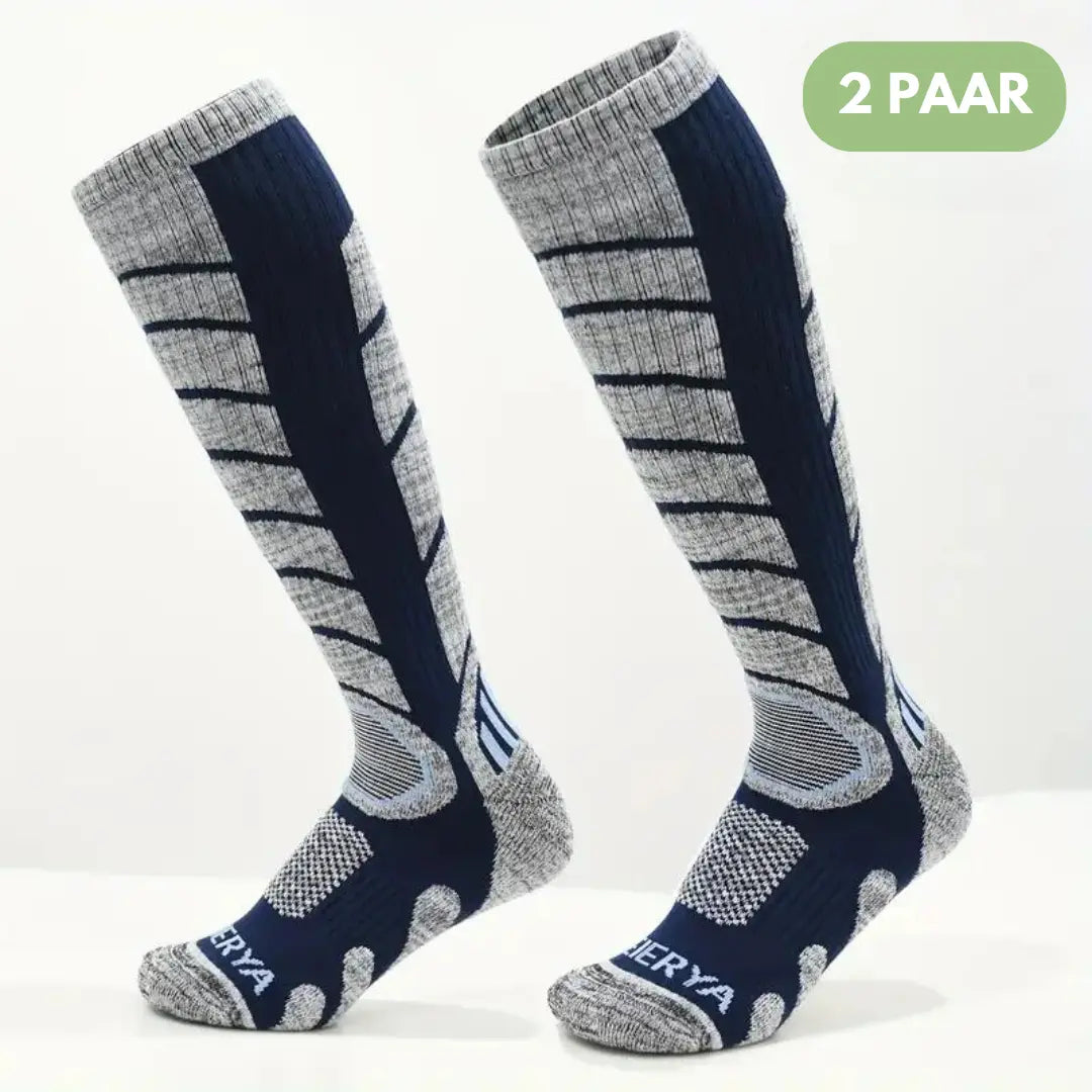 OutdoorHaven Compressie Wandelkousen - 2 Paar OutdoorHaven