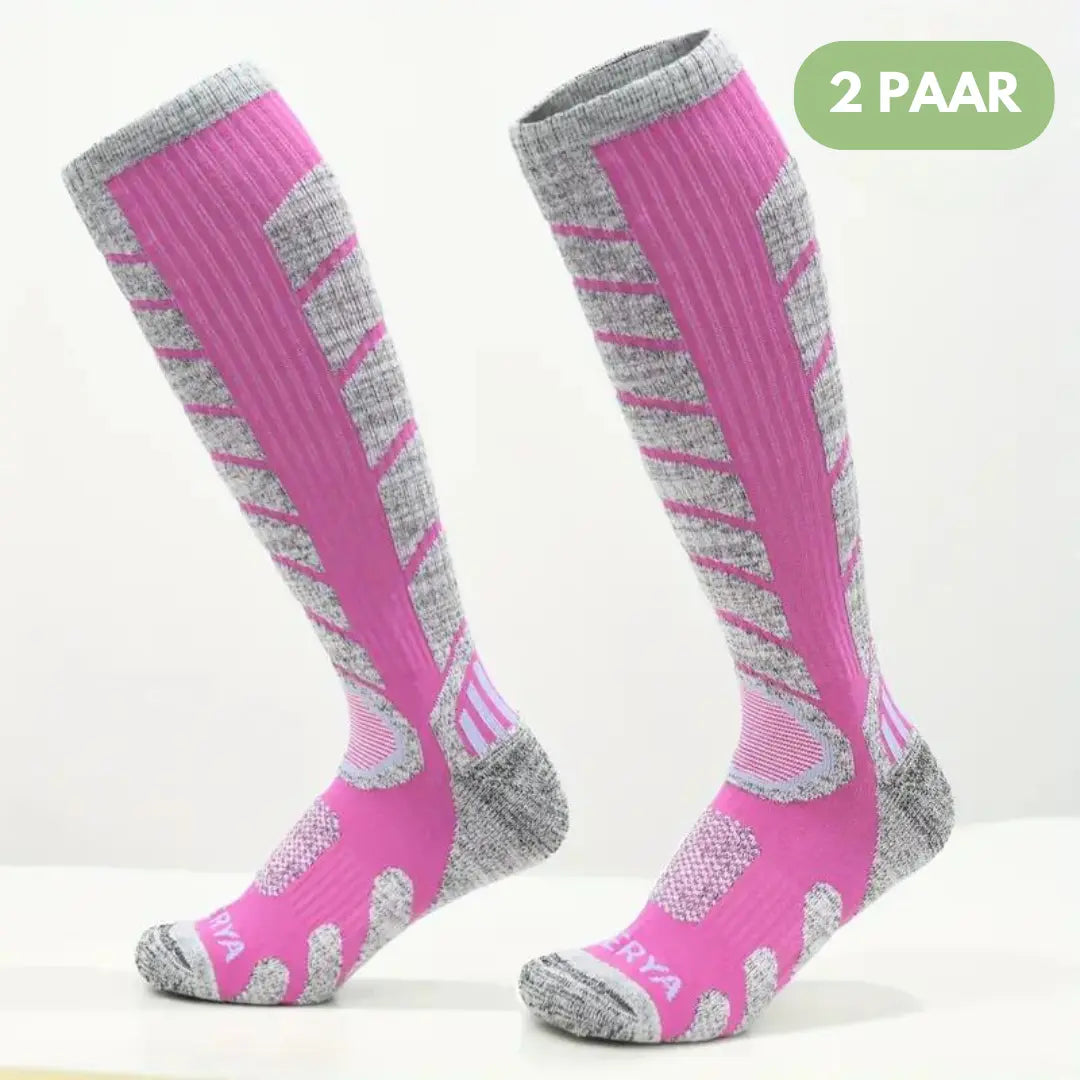 OutdoorHaven Compressie Wandelkousen - 2 Paar OutdoorHaven