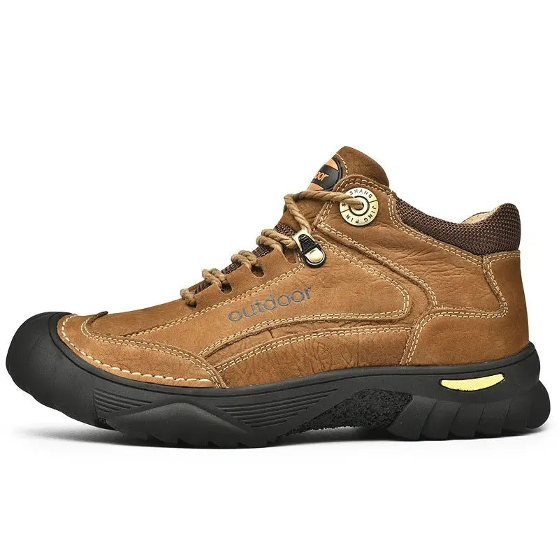 OutdoorHaven - Outdoor PE Leren Wandelschoenen - Man OutdoorHaven