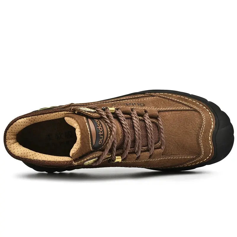 OutdoorHaven - Outdoor PE Leren Wandelschoenen - Man OutdoorHaven