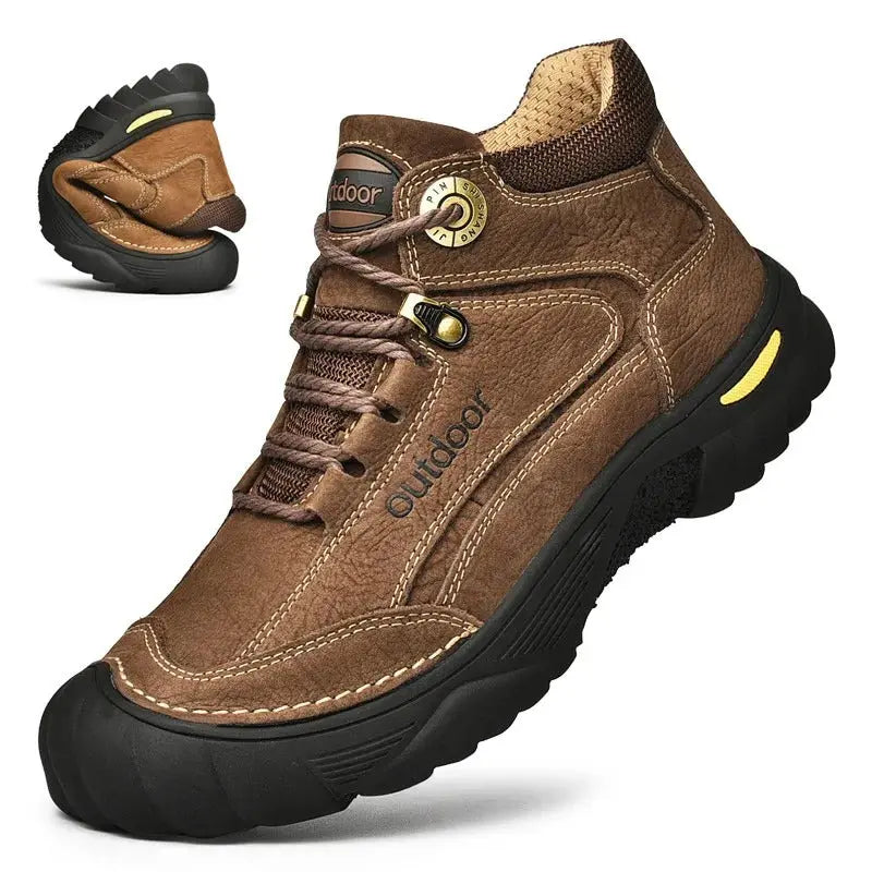 OutdoorHaven - Outdoor PE Leren Wandelschoenen - Man OutdoorHaven