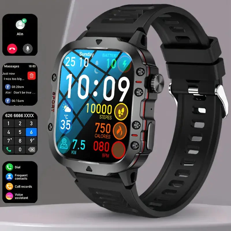 OutdoorHaven Sport Smartwatch IP68 Waterdicht