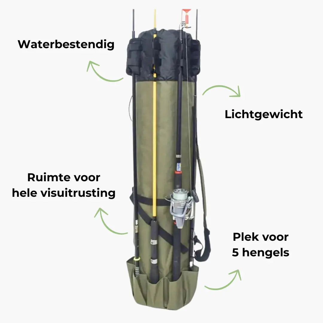 OutdoorHaven - Vishengeltas - Leger Groen OutdoorHaven