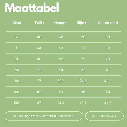 OutdoorHaven - Lange Fietsbroek - Gelpads