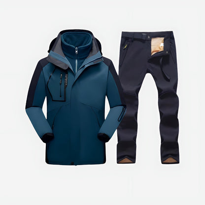 Heren Softshell Set – Outdoor Jas – Wandelbroek