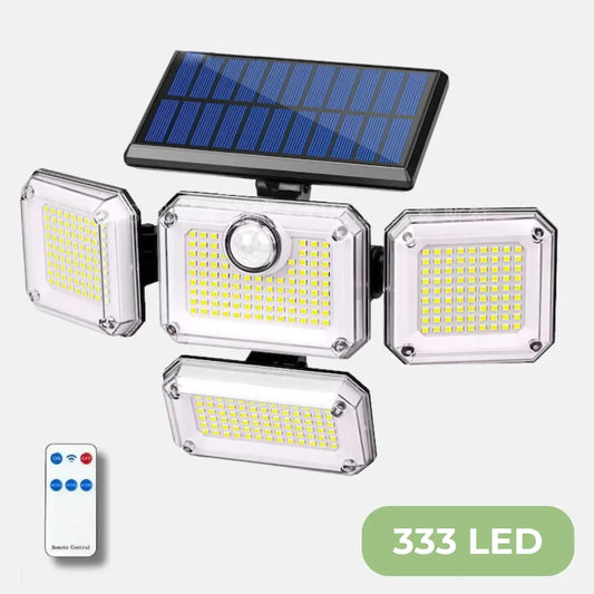 Solar Buitenlamp - bewegingssensor - 333 LED OutdoorHaven