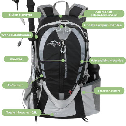 Premium Outdoor Backpack - 25L - OutdoorHavenNL