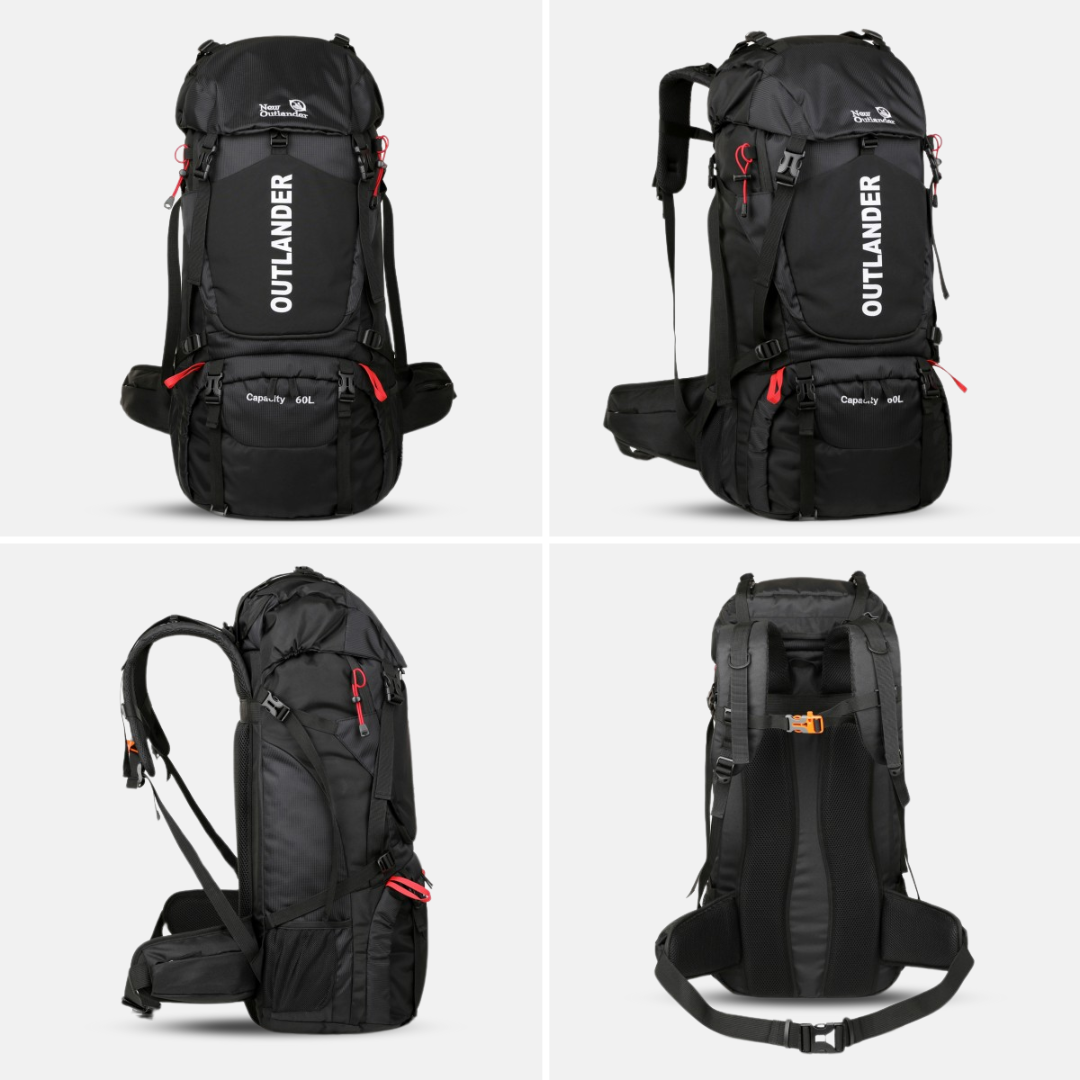 OutdoorHaven Trekkingrugzak 60L - Backpack - Waterdicht