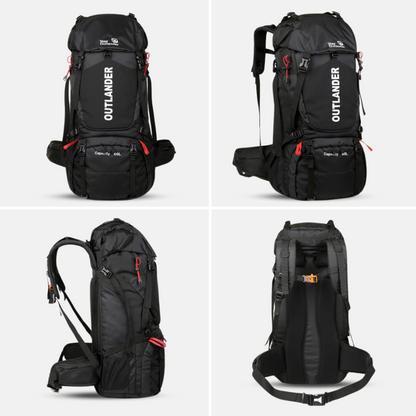 OutdoorHaven Trekkingrugzak 60L - Backpack - Waterdicht