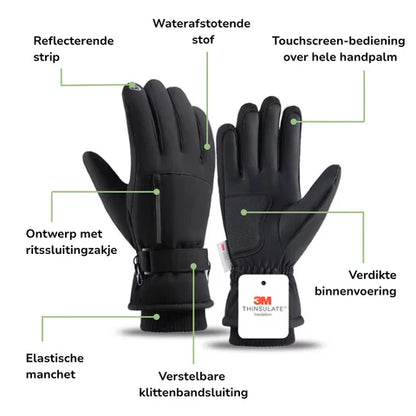 Heren Handschoenen – Waterdicht Warm – Winter Outdoor