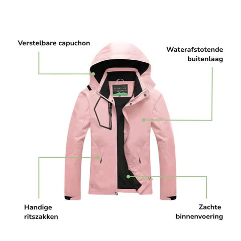 Waterdichte Herfst Jas – Dames Softshell – Outdoor