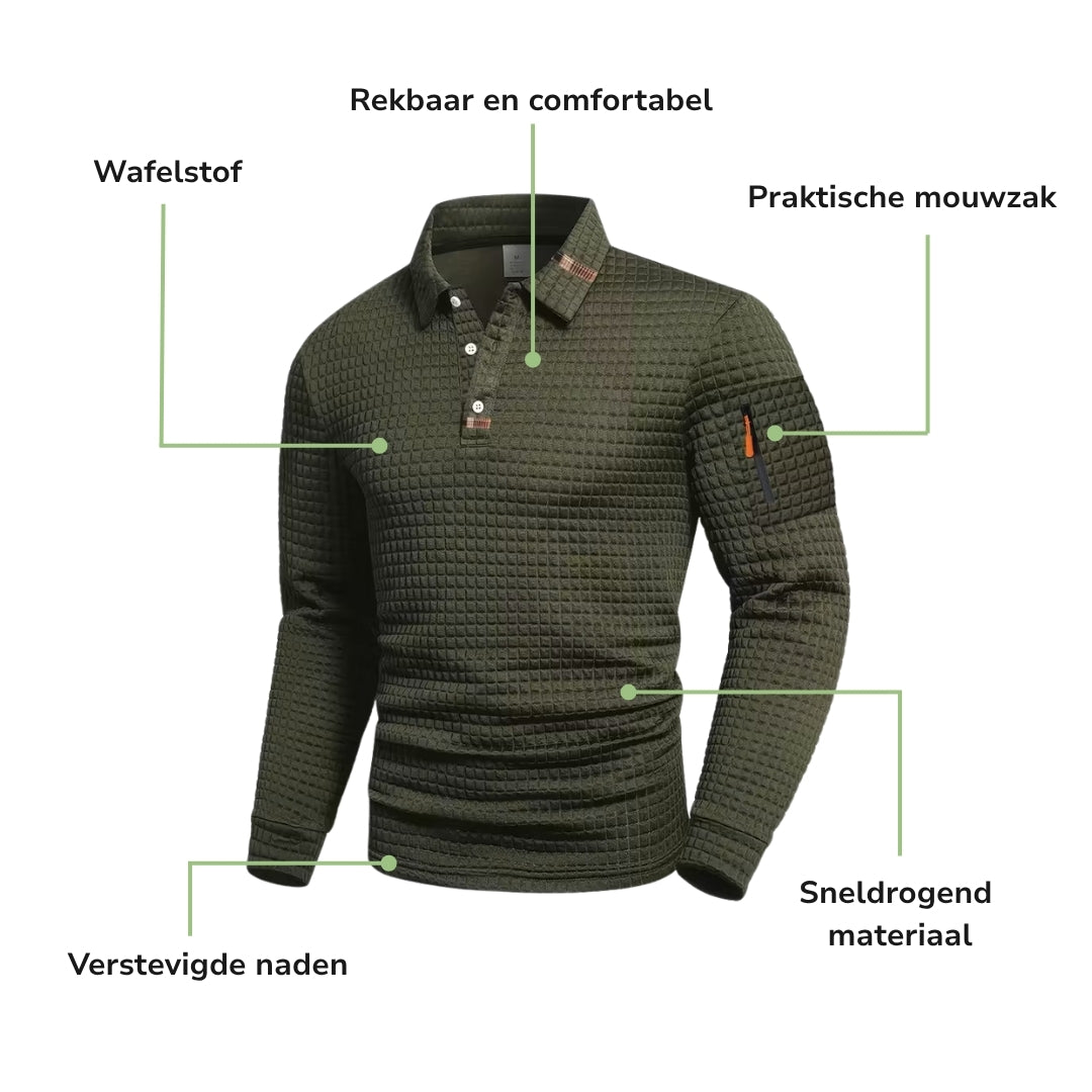Tactische Polo – Lange Mouwen – Sneldrogend