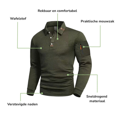 Tactische Polo – Lange Mouwen – Sneldrogend