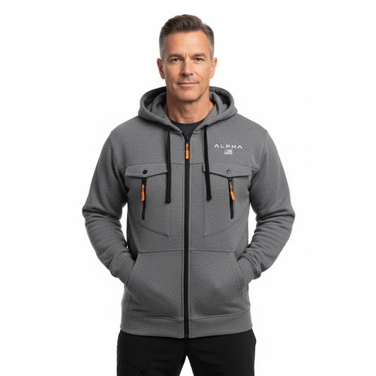 Softshell Hoodie – Volledige Rits – Thermo