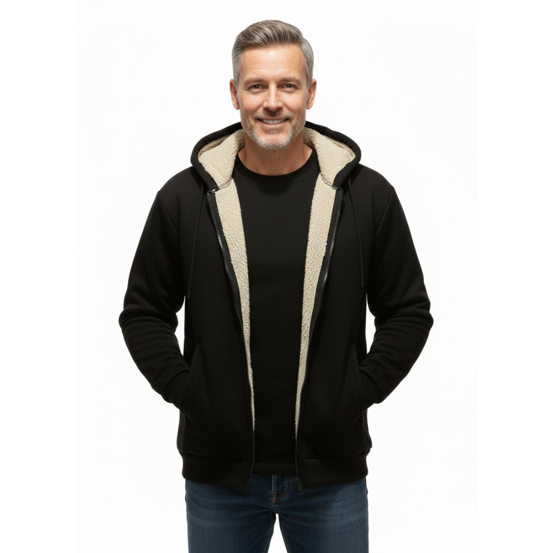 Fleece Hoodie – Sherpa Gevoerd – Winter