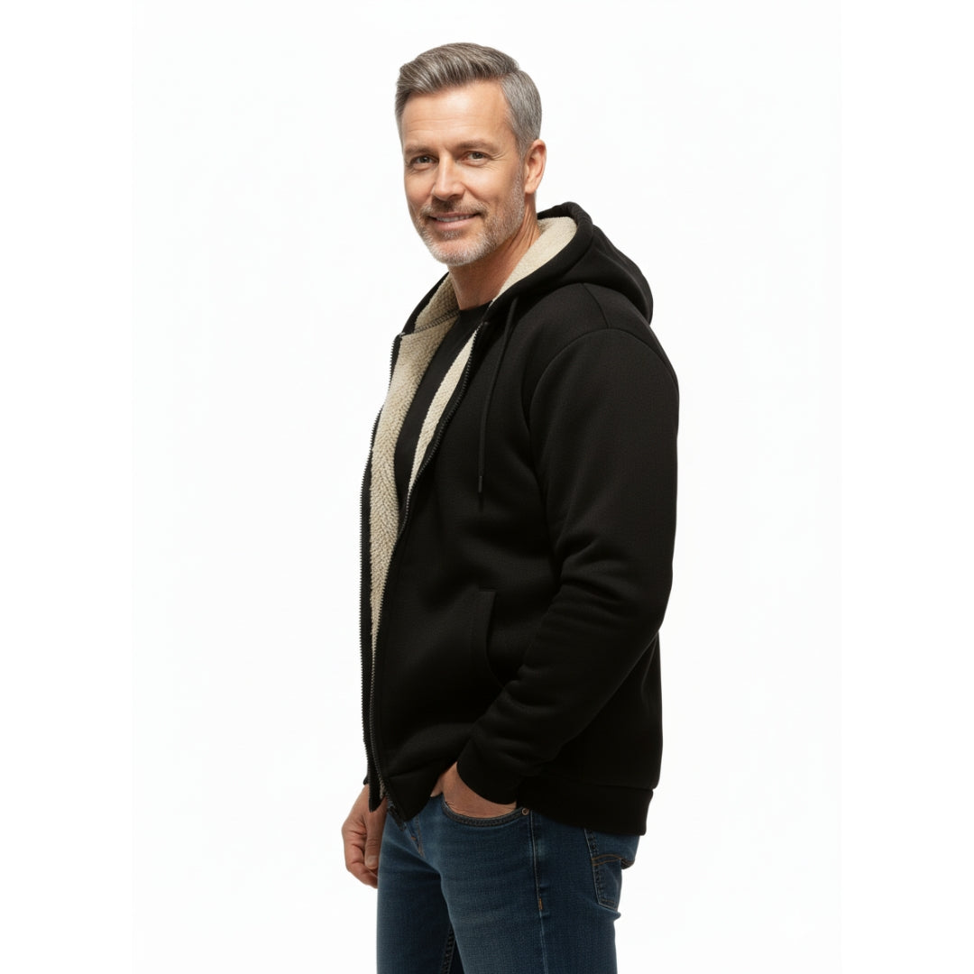 Fleece Hoodie – Sherpa Gevoerd – Winter