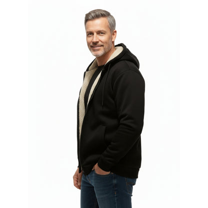 Fleece Hoodie – Sherpa Gevoerd – Winter