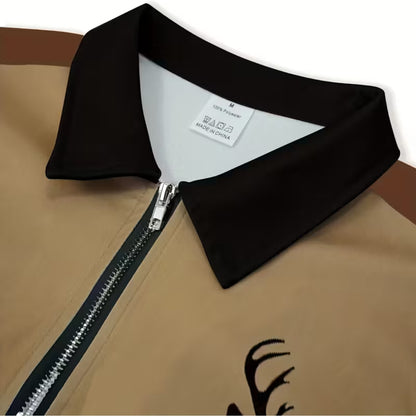 Outdoor Trui – Half Zip – Hert Design