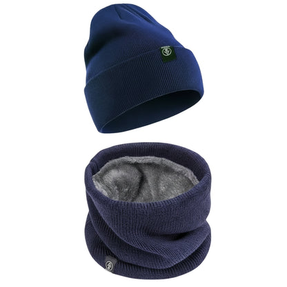 Wintermuts – Warme Sjaal – Gevoerde Gebreide Set