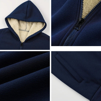 Fleece Hoodie – Sherpa Gevoerd – Winter