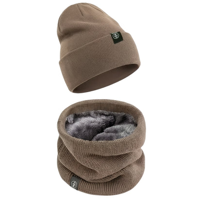 Wintermuts – Warme Sjaal – Gevoerde Gebreide Set