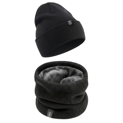 Wintermuts – Warme Sjaal – Gevoerde Gebreide Set