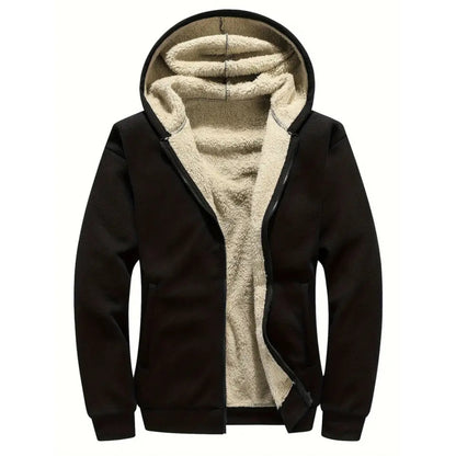 Fleece Hoodie – Sherpa Gevoerd – Winter