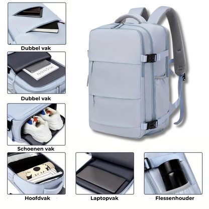 Rugtas - Handbagage Tas - USB opladen