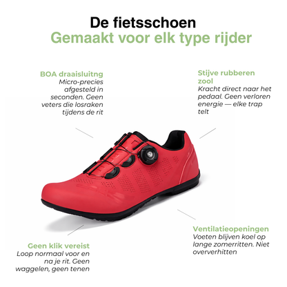 Fietsschoenen - BOA Sluiting Ademend - MTB / Wielrennen