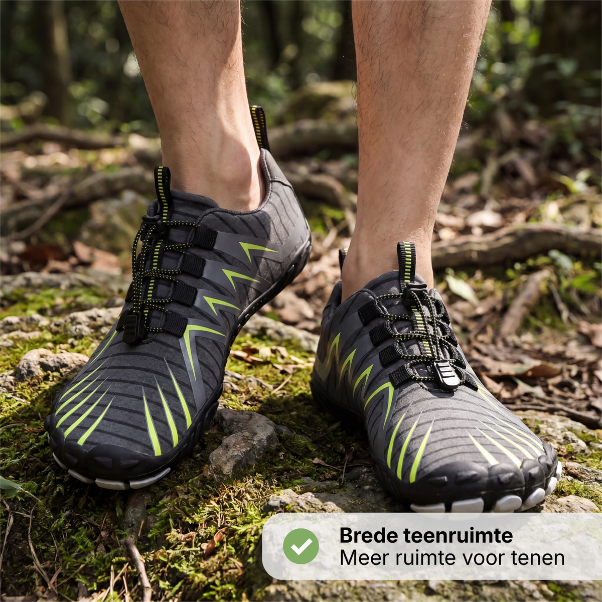 Heren Barefoot Schoenen - Antislip Brede Teenbox - Strand Wandelen Hardlopen Waterschoenen