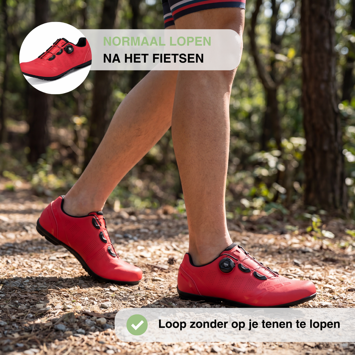 Fietsschoenen - BOA Sluiting Ademend - MTB / Wielrennen