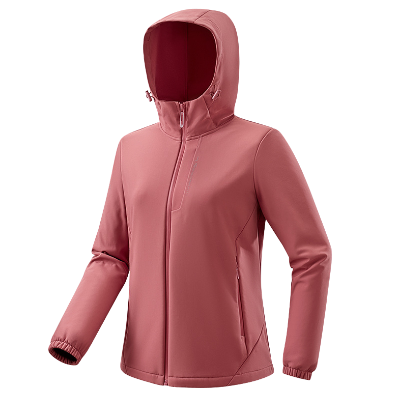 Sportieve softshell tussenjas dames met fleecevoering